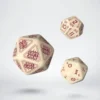Kości dodatkowe RuneQuest Beżowo-bordowe (3)