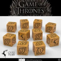 Kości Gra o Tron: ród Baratheonów - Zestaw K6