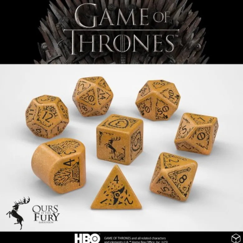 Kości Gra o Tron: ród Baratheonów - Zestaw RPG