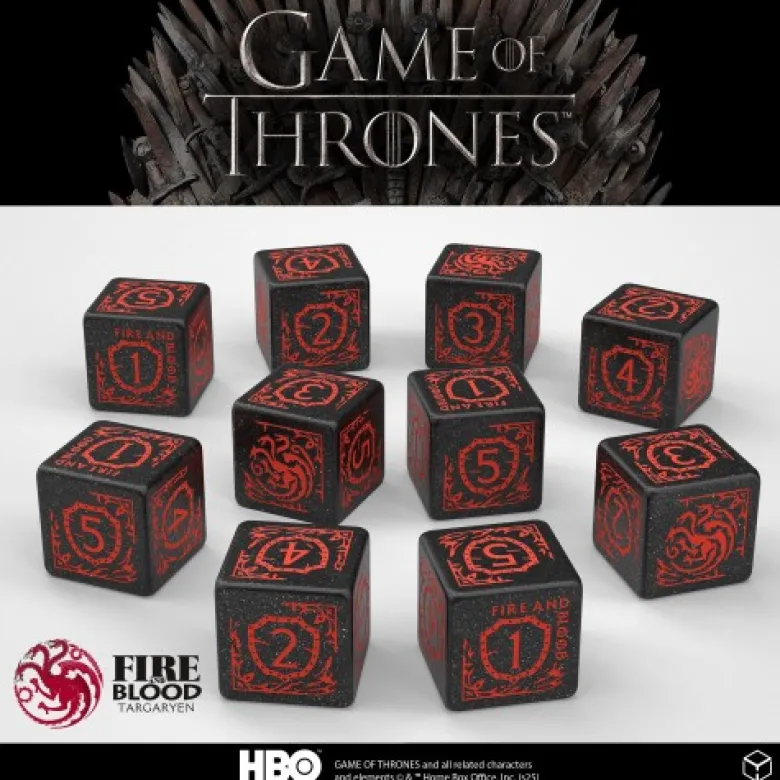 Kości Gra o Tron: ród Targaryenów - Zestaw K6