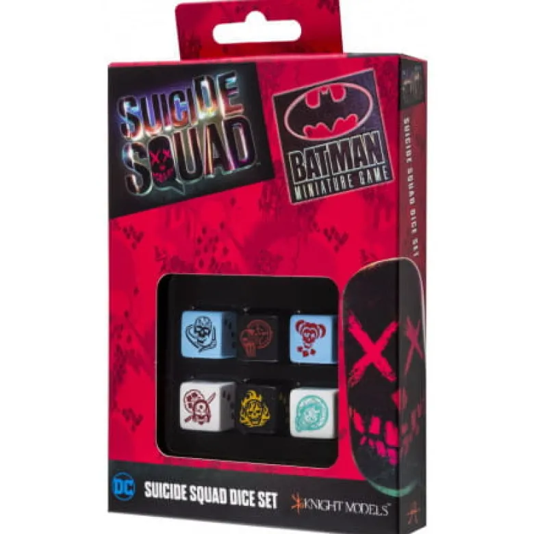 Kości K6 Batman Miniature Game - Suicide Squad Set (6)