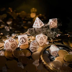 Kości RPG Smocze Kwarcowe