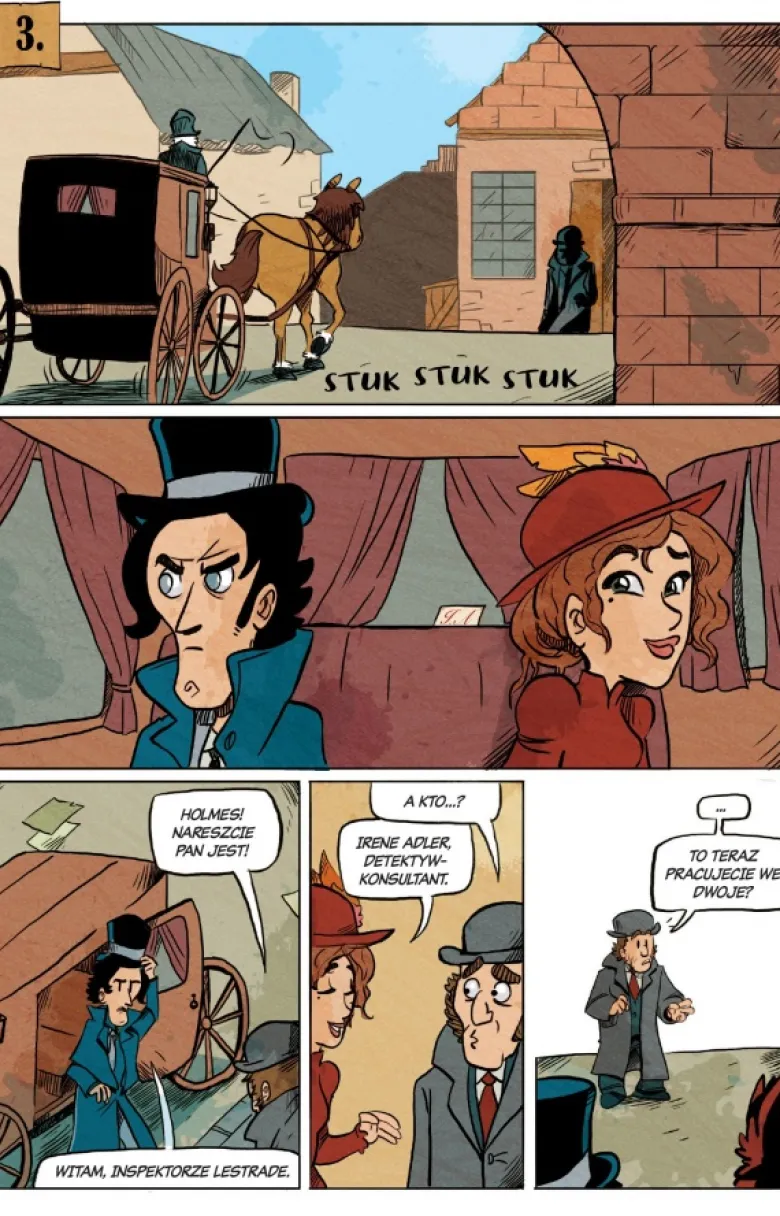 Komiksy paragrafowe: Sherlock Holmes - Pojedynek z Irene Adler