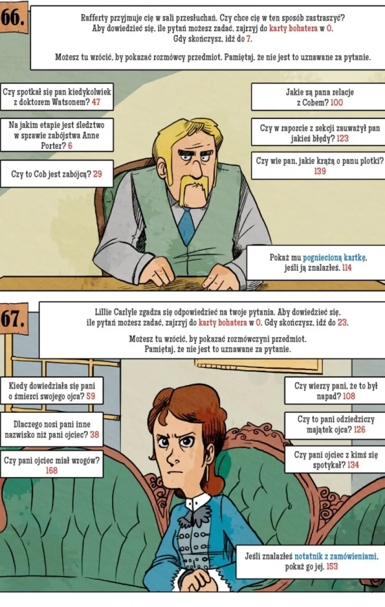 Komiksy paragrafowe: Sherlock Holmes - Pojedynek z Irene Adler