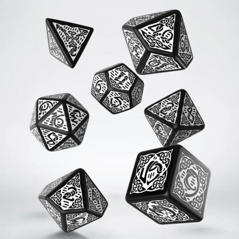 Komplet Czarno-biały Celtycki 3D