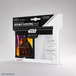 Koszulki Gamegenic: Star Wars Unlimited - Double Art Sleeves - Darth Vader (60 szt.)