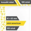 Koszulki na karty Rebel: Mini American (41x63mm), 100 sztuk