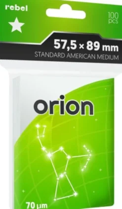 Koszulki na karty Rebel: Standard American Medium Orion (57,5x89 mm), 100 sztuk