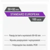 Koszulki na karty Rebel: Standard European (59x92mm ), 100 sztuk
