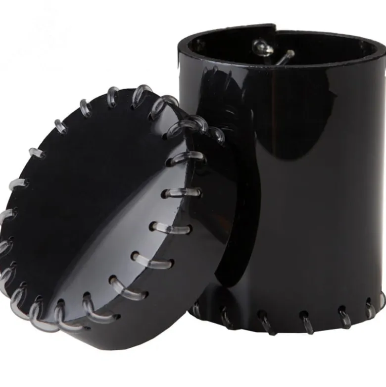 Kubek z Ery Plastiku Czarny, PVC