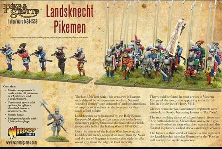 Landsknechts Pikemen