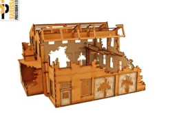 Large Factory Destroyed