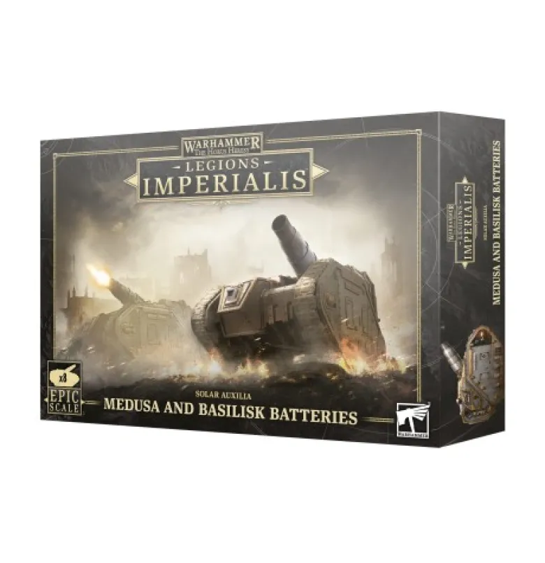 Legions Imperialis: Solar Auxilia Medusa & Basilisk Batteries