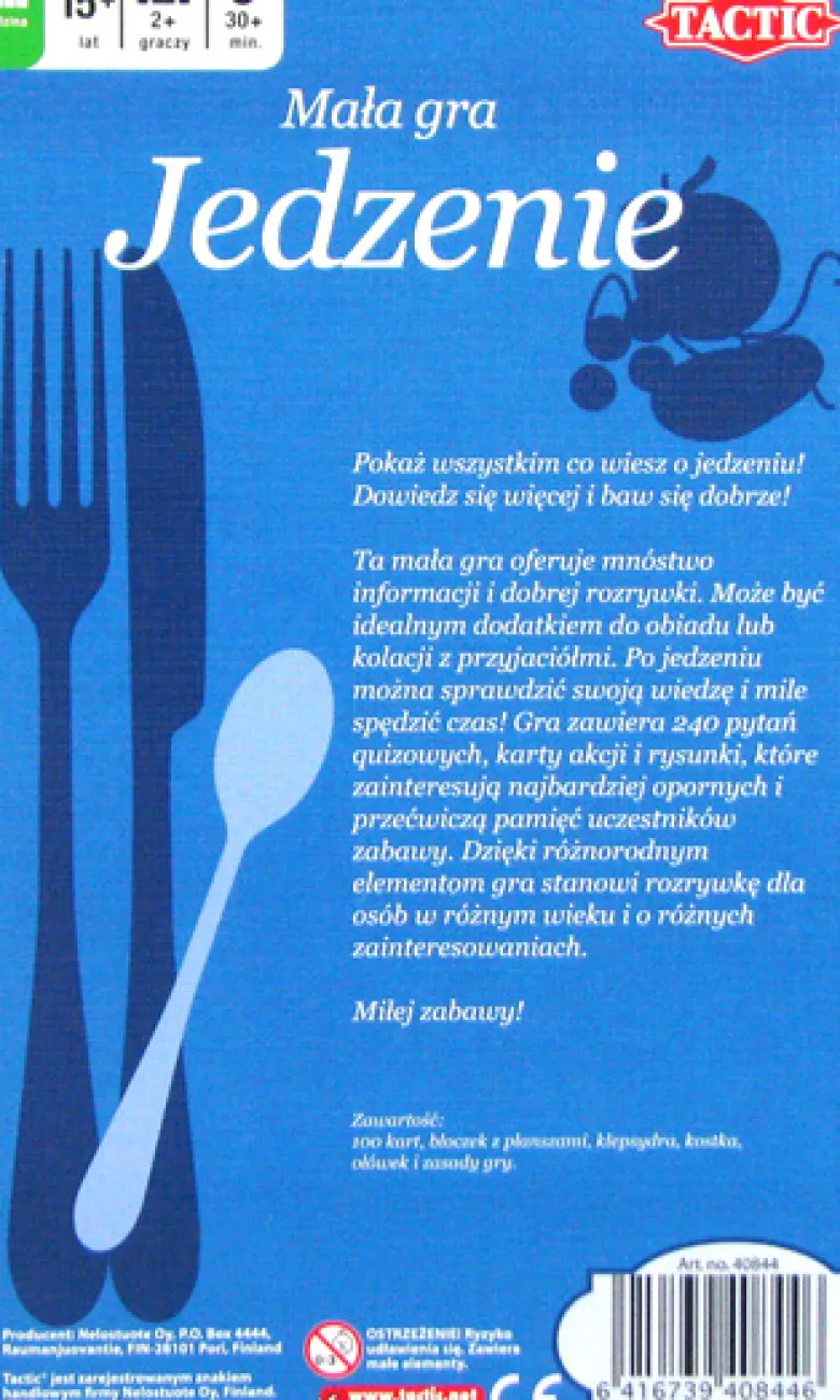 Mała gra - Jedzenie