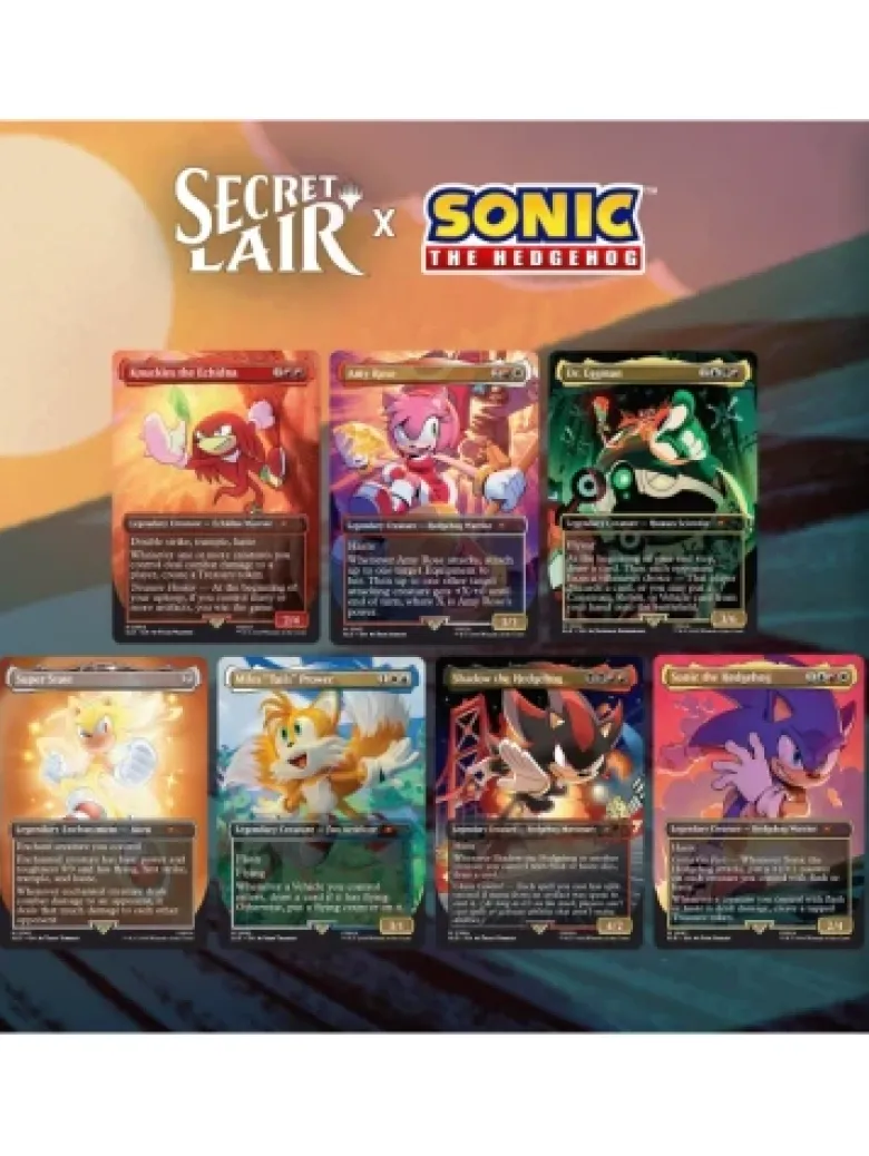 Magic the Gathering: Secret Lair X Sonic: Friends & Foes
