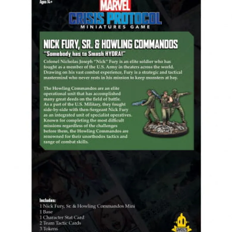 Marvel: Crisis Protocol - Nick Fury, Sr. & the Howling Commandos