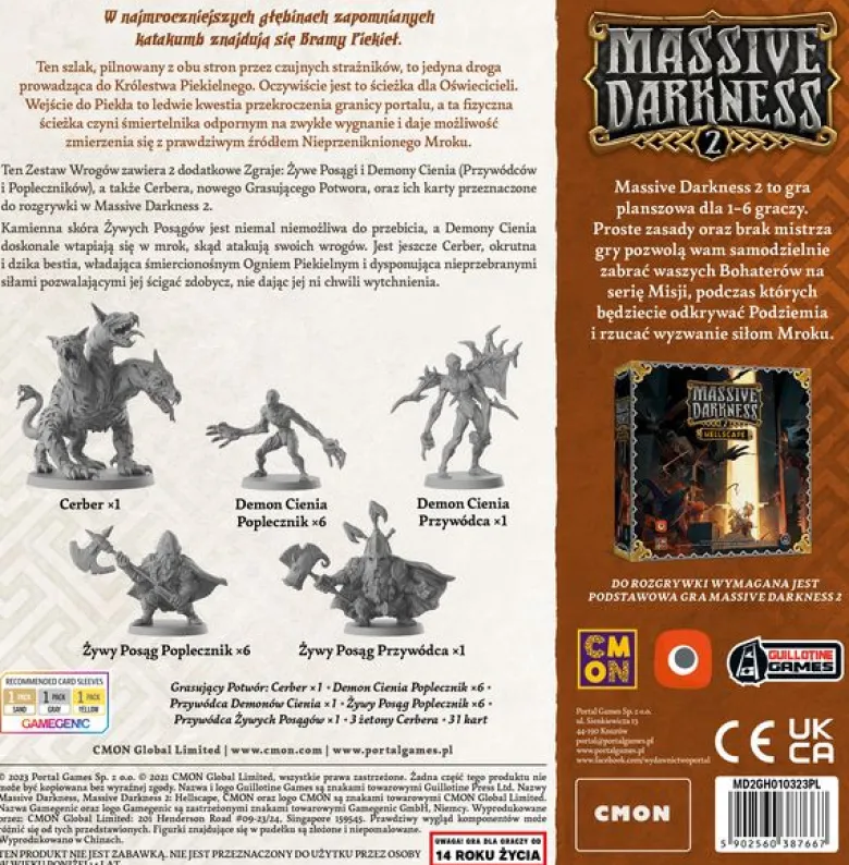 Massive Darkness 2: Gates of Hell zestaw wrogów