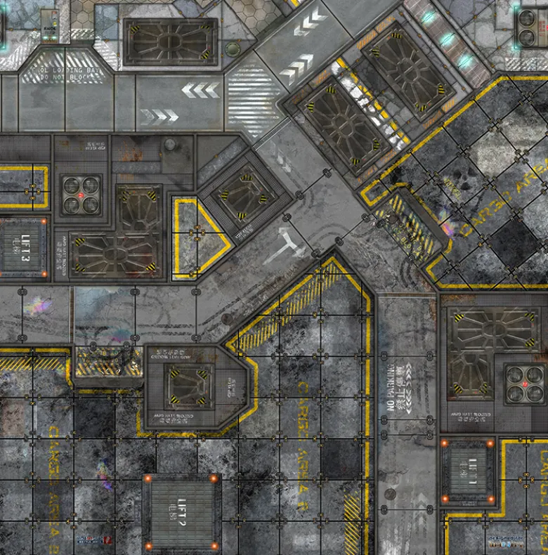 Micro Art Studio War Game Mat - 48"x48" - Warehouse