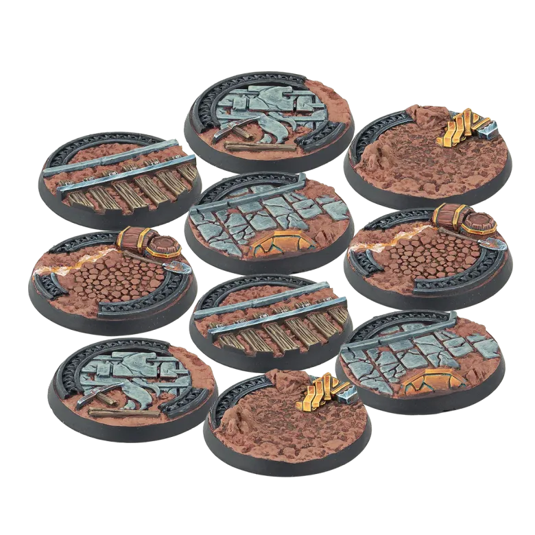 30mm Mounthaven Warcrow Scenery Bases, Alpha Series