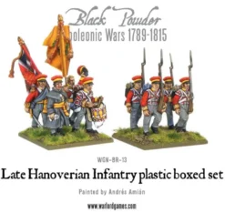 Napoleonic Hanoverian Line Infantry Regiment Plastic Boxed Set