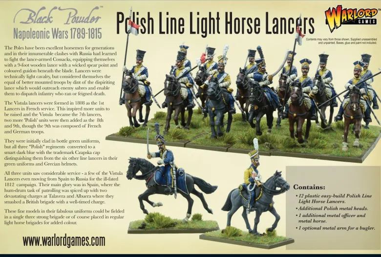 Napoleonic Polish Line Light Horse Lancers