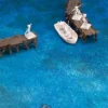 Ocean Gaming Mat 90x90 cm