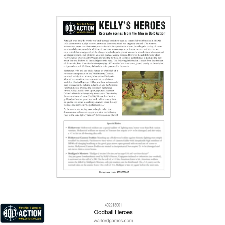 Oddball Heroes