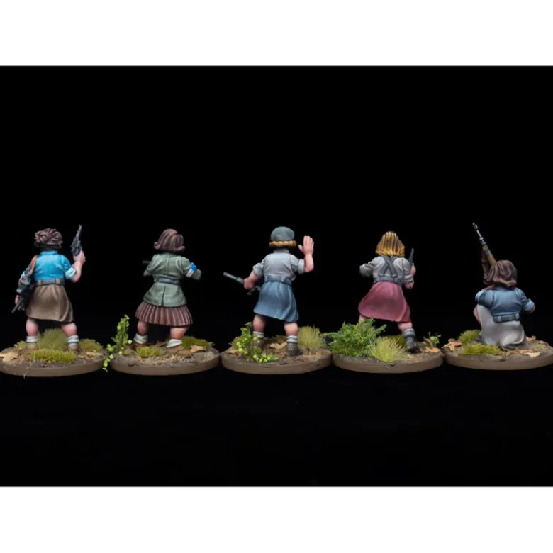 Partisans (2) French Resistance Women