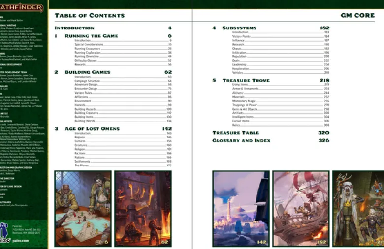 Pathfinder 2 ed: GM Core