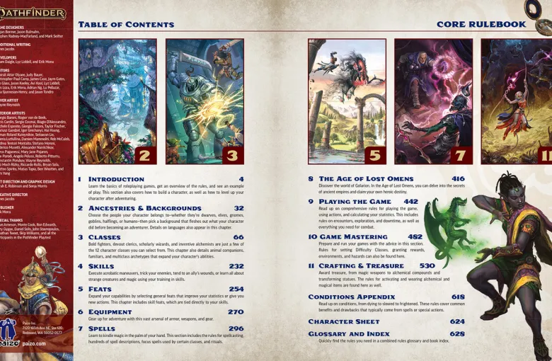 Pathfinder 2 RPG Core Rulebook Pocket Edition