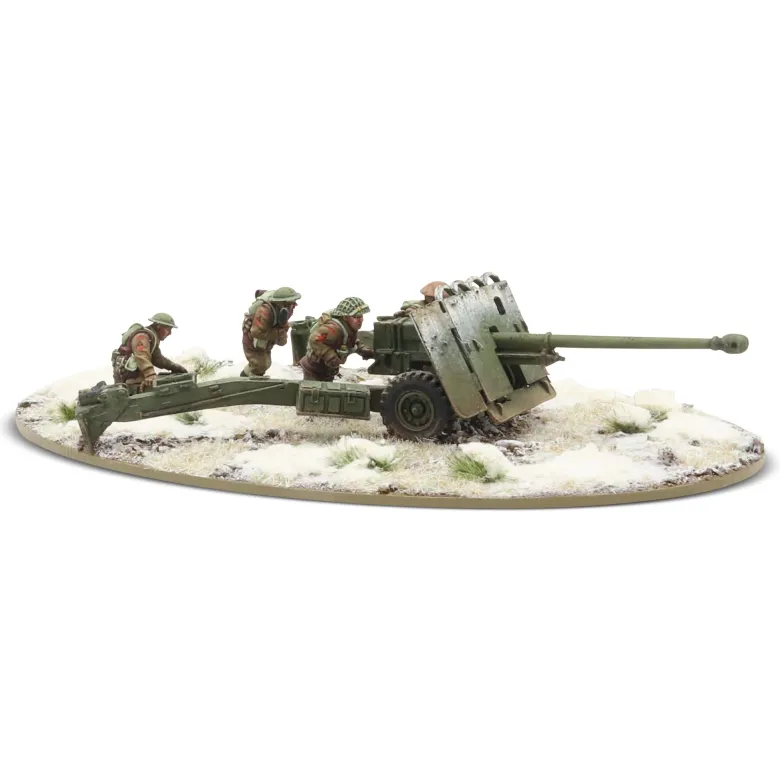 17 pdr Anti-Tank Gun with British Infantry (Winter) Crew