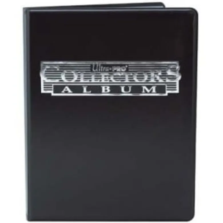 9-Pocket Black Collectors Portfolio