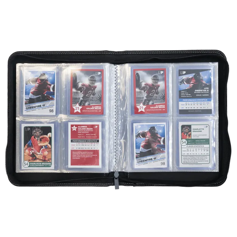 4-Pocket Toploader Zippered Premium Pro-Binder