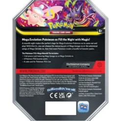 Pokemon TCG Mega Moonlit Tin Mega Clefable Ex