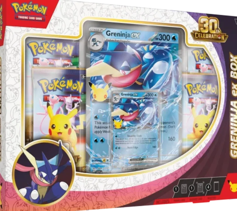Pokémon TCG: 30th Celebration - Ex Box - Greninja ex