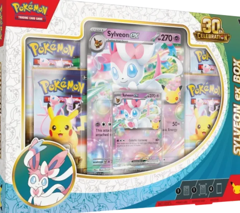 Pokémon TCG: 30th Celebration - Ex Box - Sylveon ex