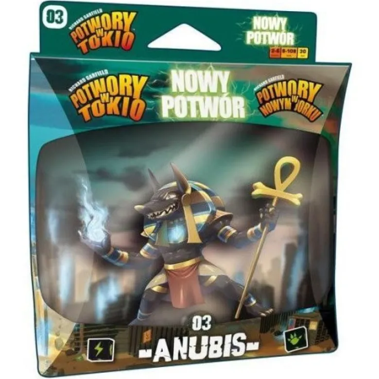 Potwory w Tokio/Potwory w Nowym Jorku: Anubis + karty promocyjne