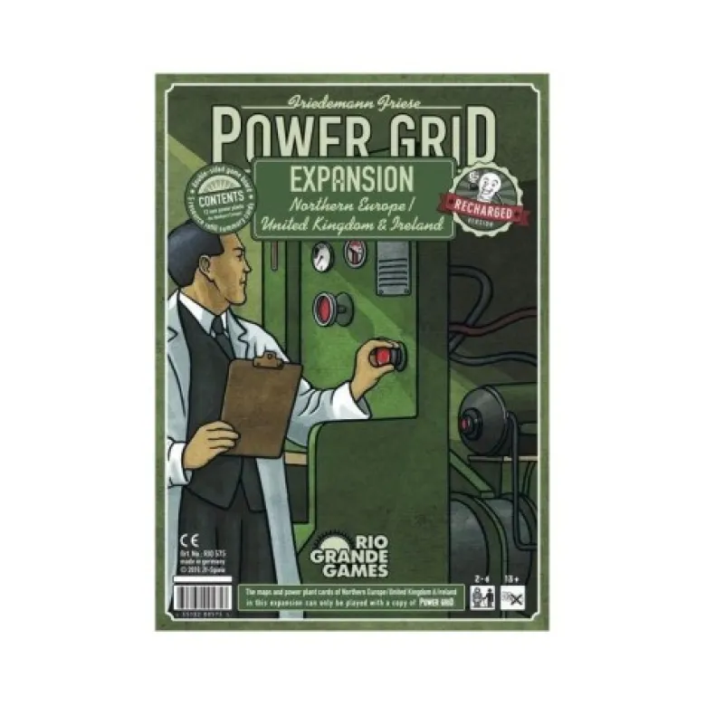 Power Grid: Northern Europe/UK & Ireland (Recharged) - EN (Wysokie Napięcie - dodatek)