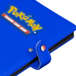 Premium Blue 4-Pocket Snap Binder for Pokémon