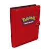 Premium Red 4-Pocket Snap Binder for Pokémon