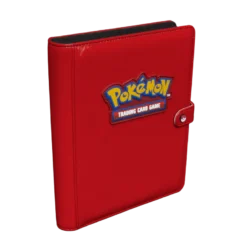 Premium Red 4-Pocket Snap Binder for Pokémon
