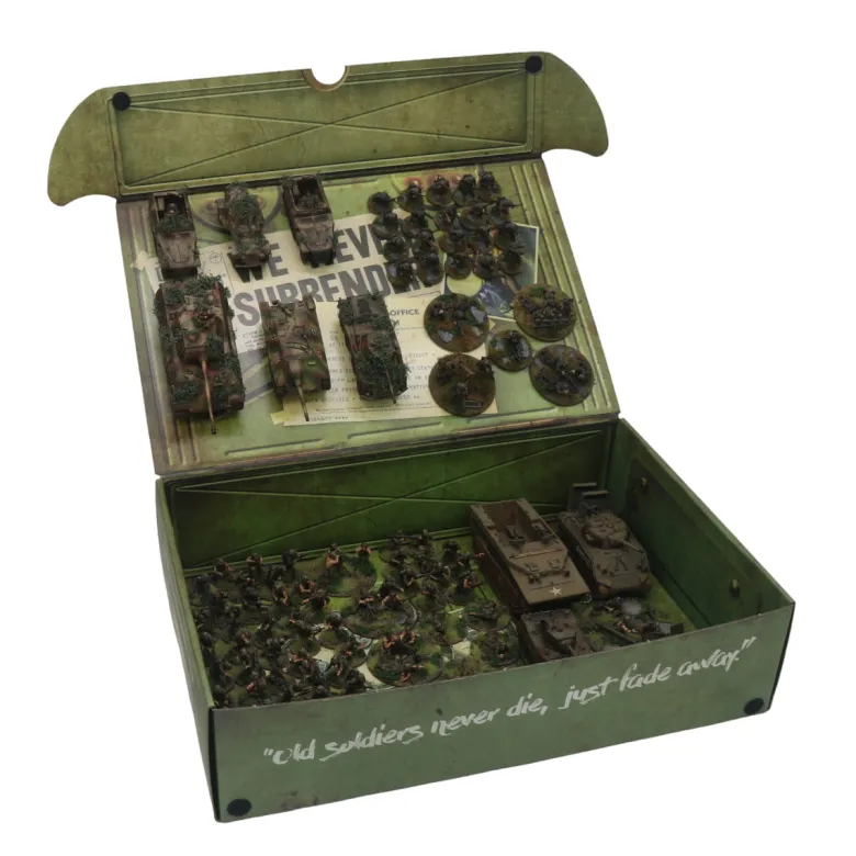Pudełko magnetyczne do Bolt Action z dwoma płytkami