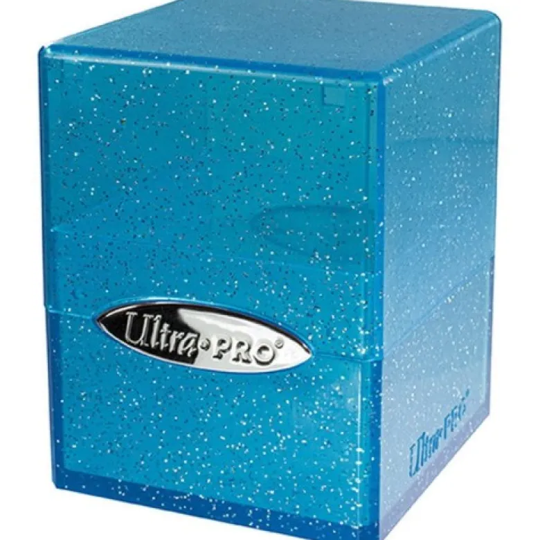 Pudełko Satin Cube Glitter Blue