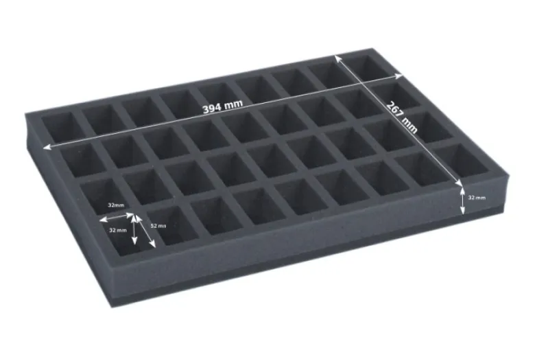 Pudełko XL z dwoma piankami na 72 modele