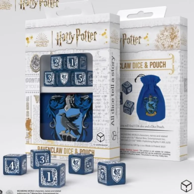 Q: Ravenclaw: Zestaw Kości i Mieszek Ravenclaw