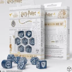 Q: Zestaw Kości Modern Ravenclaw - Niebieski