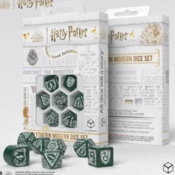 Q: Zestaw Kości Modern Slytherin - Zielony