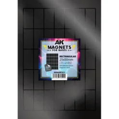 Rectangular Magnet For Bases 25x50mm (35 Units)