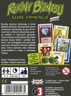 Rekiny biznesu - Szare eminencje + bonusowa karta