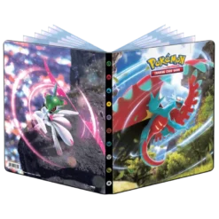 Scarlet and Violet Roaring Moon and Iron Valiant 9-Pocket Portfolio for Pokémon